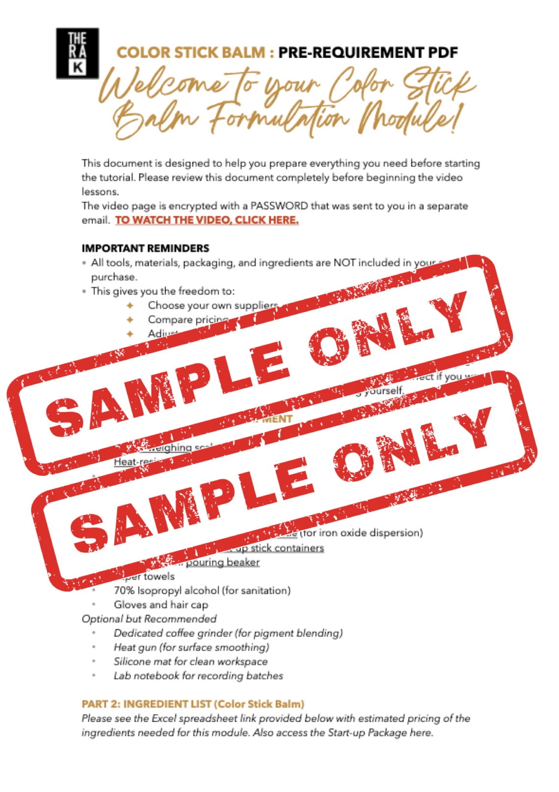 Printable PDF Sample